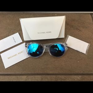 NEW! Michael Kors MK6019 Mirrored Round Sunglasses